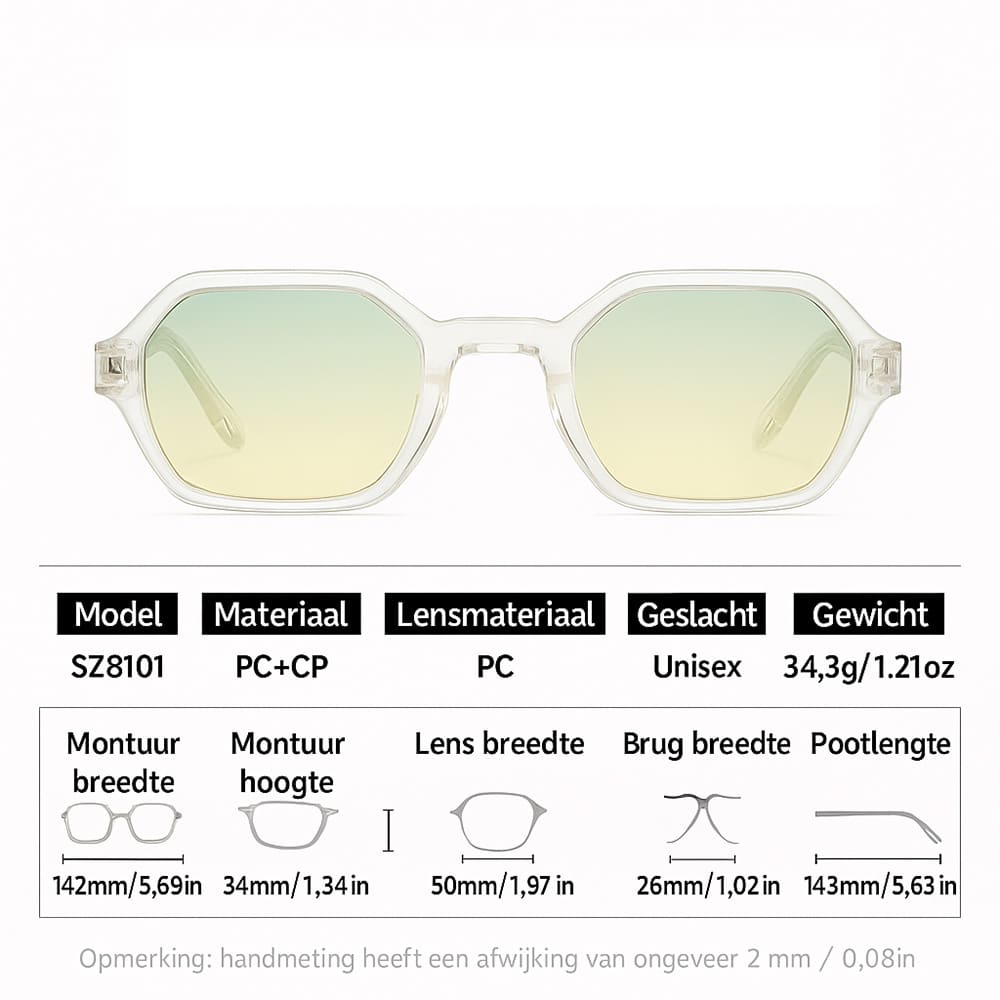 Cenzari Milano Clear Green - Afbeelding 3