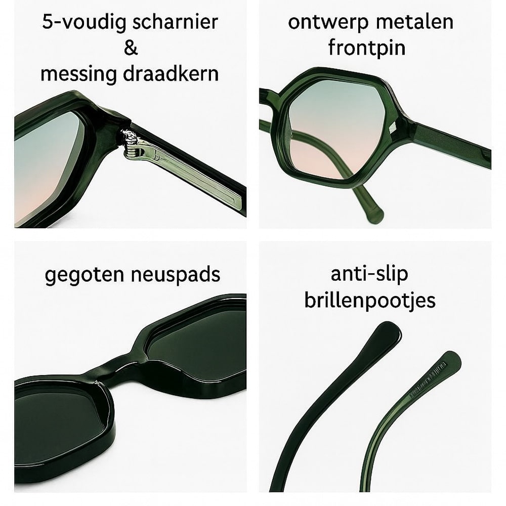 Cenzari Milano Green-Rose - Afbeelding 4